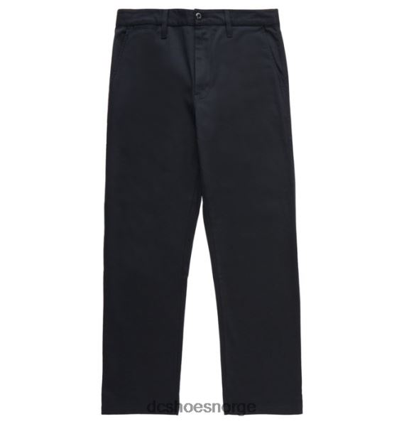 DC Shoes menns arbeider chinobukser med avslappet passform X0FD099 svart