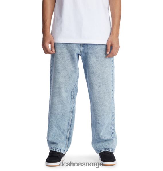 DC Shoes menns arbeider indigo vintage vask jeans med baggy fit X0FD055 indigo vintage vask