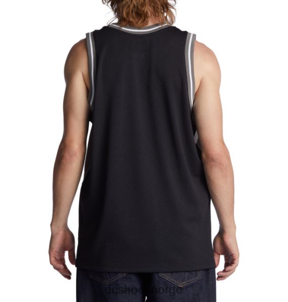 DC Shoes basketballtrøye for menn tidsfordriv X0FD092 svart