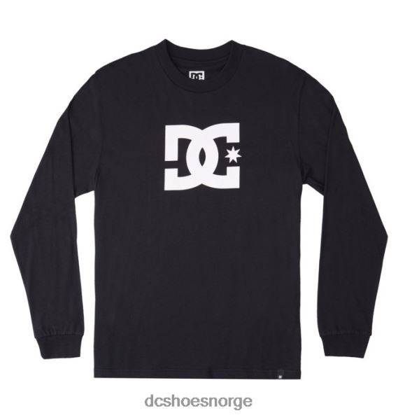 DC Shoes dc star langermet t-skjorte for menn X0FD068 svart