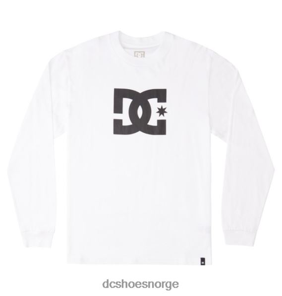 DC Shoes dc star langermet t-skjorte for menn X0FD069 hvit