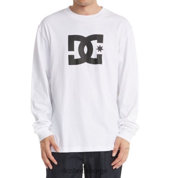 DC Shoes dc star langermet t-skjorte for menn X0FD069 hvit