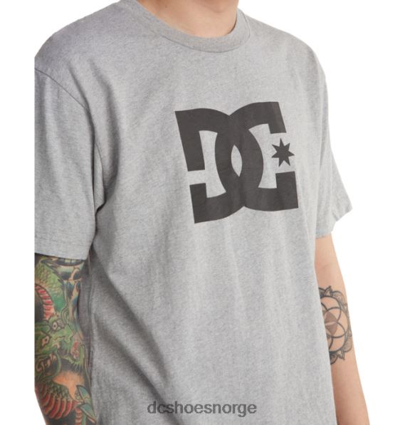 DC Shoes dc star t-skjorte for menn X0FD072 gråmelert