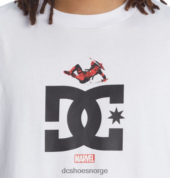 DC Shoes herre marvel deadpool x dc jump star tee X0FD0409 hvit