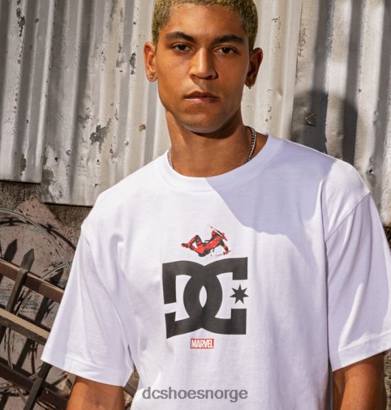 DC Shoes herre marvel deadpool x dc jump star tee X0FD0409 hvit