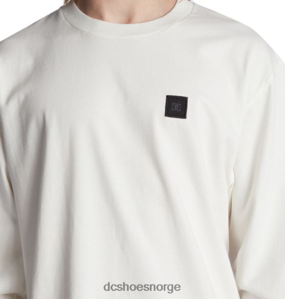 DC Shoes langermet t-skjorte for menn fra 1994 X0FD05 liljehvitt plaggfargestoff
