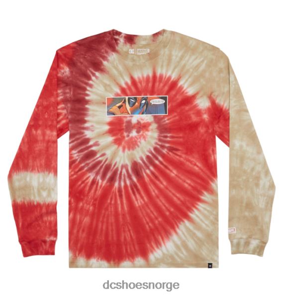 DC Shoes menns marvel deadpool x dc streets langermet t-skjorte X0FD0411 assortert