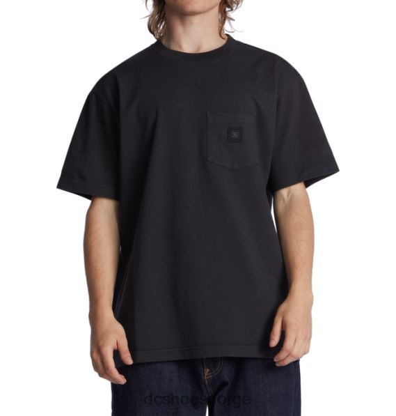 DC Shoes t-skjorte med lommer for menn fra 1994 X0FD01 svart plaggfarge