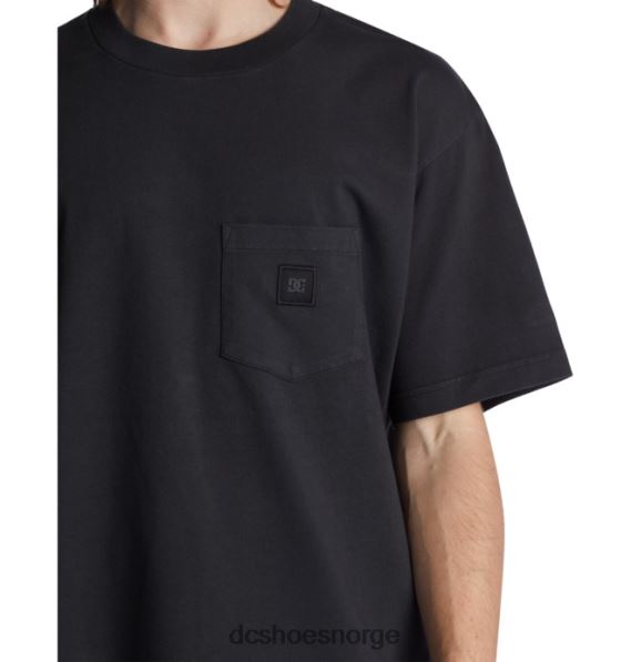 DC Shoes t-skjorte med lommer for menn fra 1994 X0FD01 svart plaggfarge