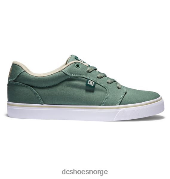 DC Shoes herre ambolt canvas sko X0FD0288 grønn/hvit