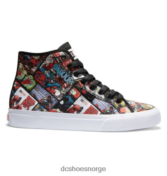 DC Shoes menns marvel deadpool x dc manual hi high-top sko X0FD0214 svart multi