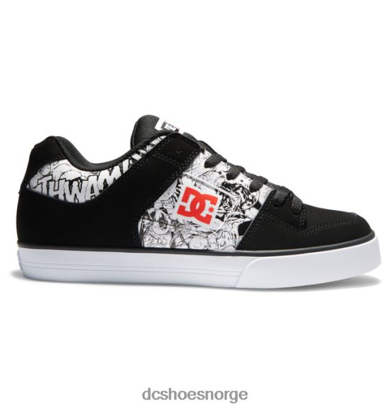 DC Shoes menns marvel deadpool x dc pure sko X0FD0260 svart/hvit/rød