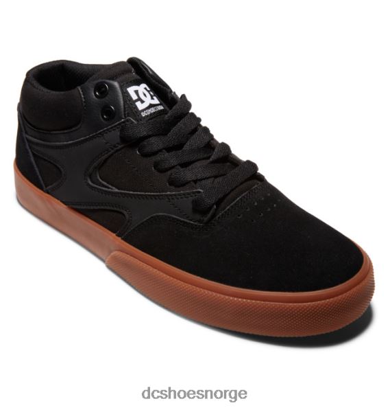 DC Shoes kalis vulc mid mid-top herresko X0FD0350 svart/gummi