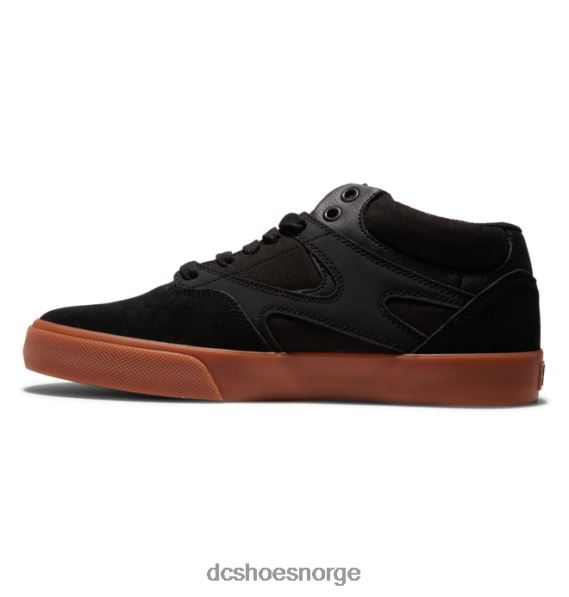 DC Shoes kalis vulc mid mid-top herresko X0FD0350 svart/gummi