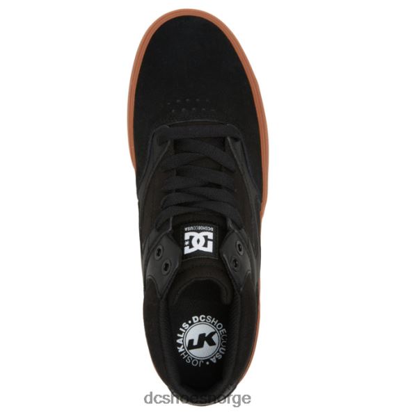 DC Shoes kalis vulc mid mid-top herresko X0FD0350 svart/gummi