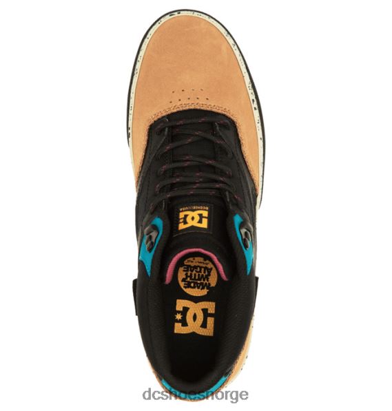 DC Shoes kalis vulc mid mid-top vintersko for menn X0FD0316 svart/brun/grønn