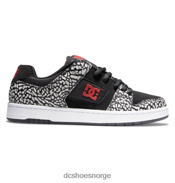 DC Shoes manteca 4 se sko for menn X0FD0376 svart/rødt trykk