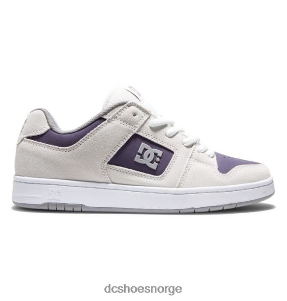 DC Shoes manteca 4 sko for menn X0FD0393 off white/lilla vin