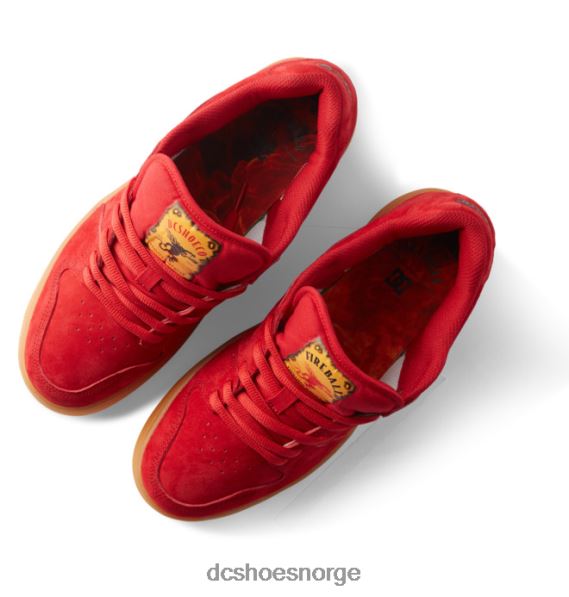 DC Shoes menns fireball x dc manteca 4 sko X0FD0389 rød