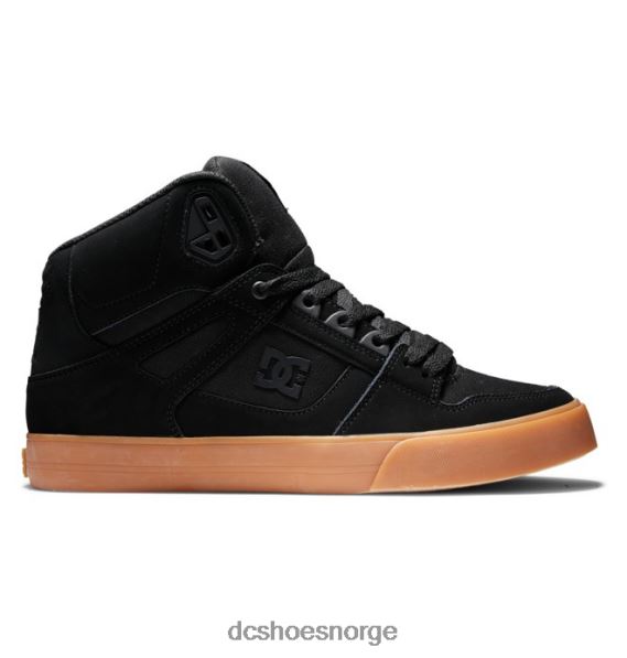 DC Shoes menns rene high-top sko X0FD0262 svart/gummi