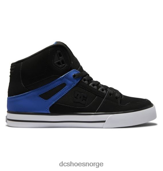 DC Shoes menns rene high-top sko X0FD0267 svart blå