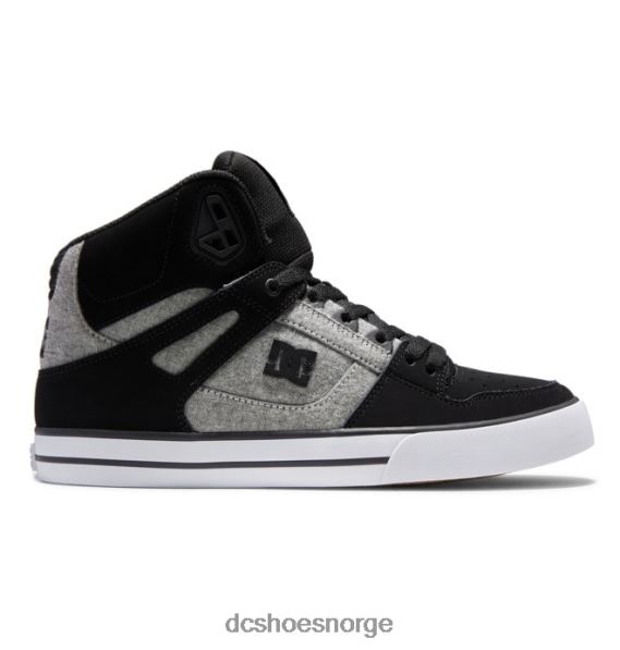 DC Shoes menns rene high-top sko X0FD0268 svart/slagskip/panser