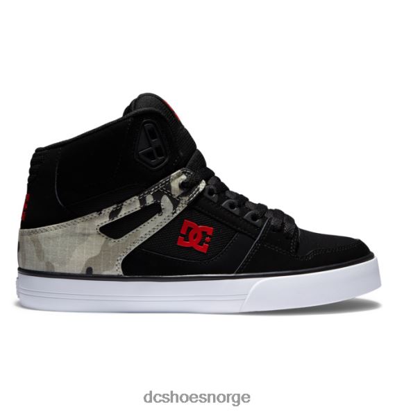 DC Shoes menns rene high-top sko X0FD036 astro camo svart
