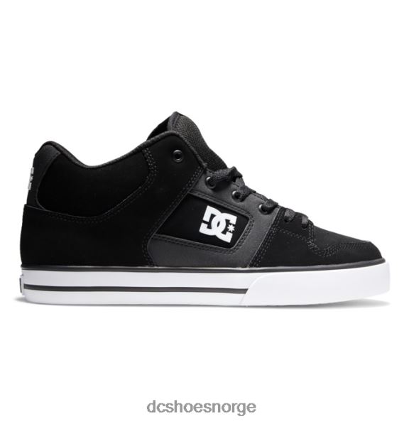 DC Shoes rene mid-top-sko for menn X0FD0145 svart hvit