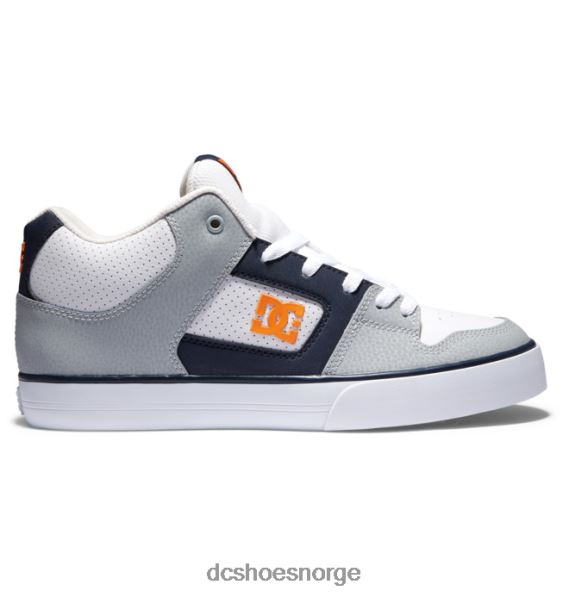 DC Shoes rene mid-top-sko for menn X0FD0188 hvit/grå/oransje