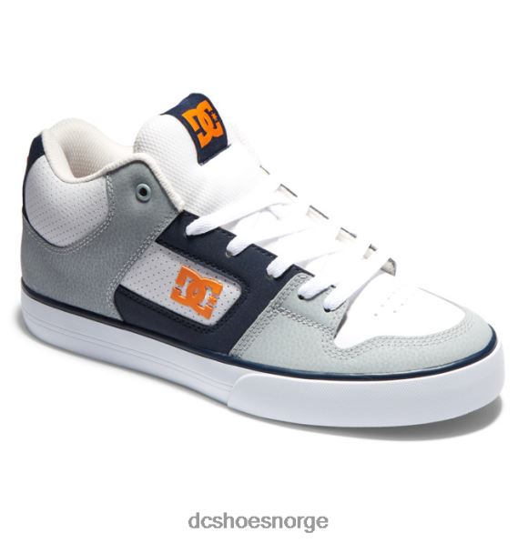 DC Shoes rene mid-top-sko for menn X0FD0188 hvit/grå/oransje