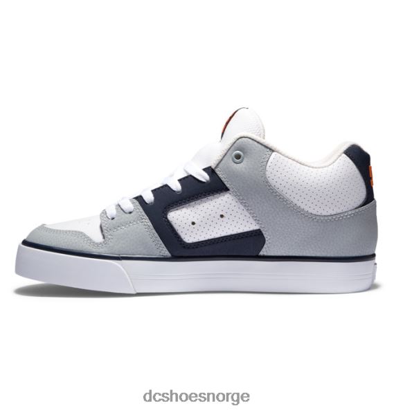 DC Shoes rene mid-top-sko for menn X0FD0188 hvit/grå/oransje
