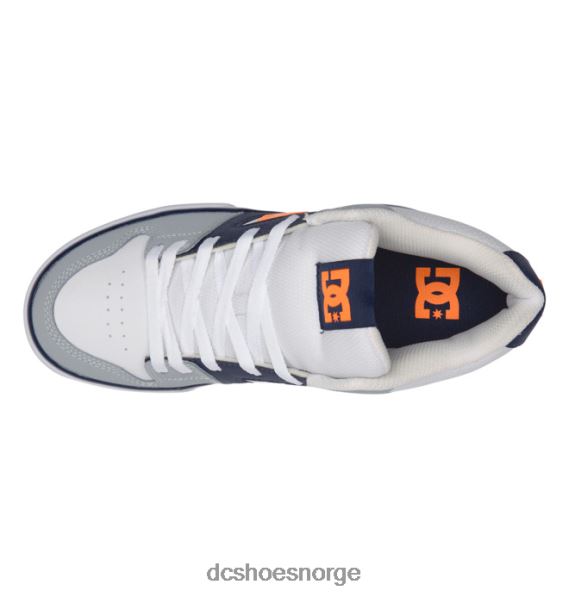 DC Shoes rene mid-top-sko for menn X0FD0188 hvit/grå/oransje