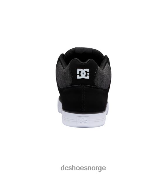 DC Shoes rene mid-top-sko for menn X0FD088 svart/panser