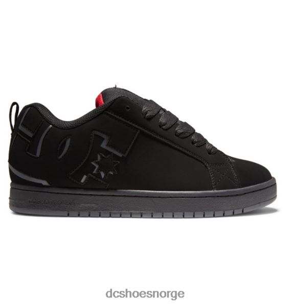 DC Shoes herre domstol graffik sko X0FD0242 svart, rød