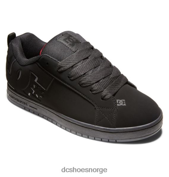 DC Shoes herre domstol graffik sko X0FD0242 svart, rød