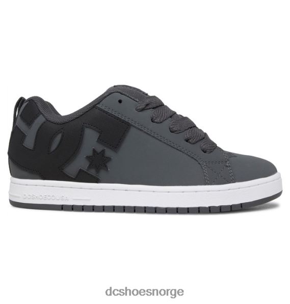 DC Shoes herre domstol graffik sko X0FD0278 dk grå/svart/hvit
