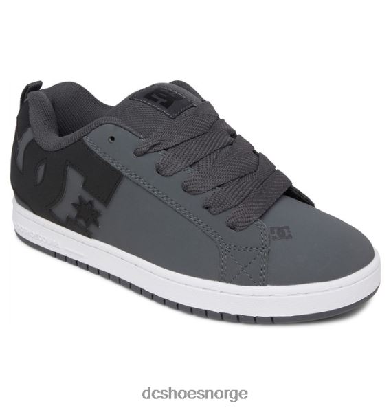 DC Shoes herre domstol graffik sko X0FD0278 dk grå/svart/hvit