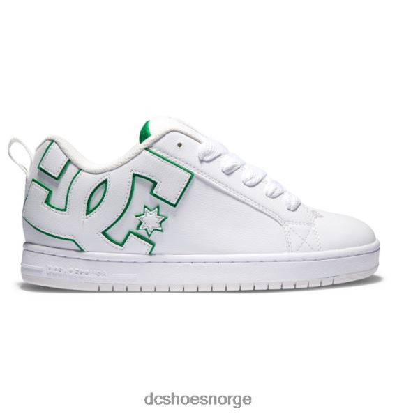 DC Shoes herre domstol graffik sko X0FD0279 hvit/grønn