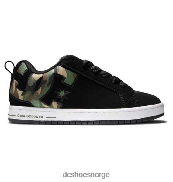 DC Shoes herre domstol graffik sko X0FD0282 svart kamuflasje