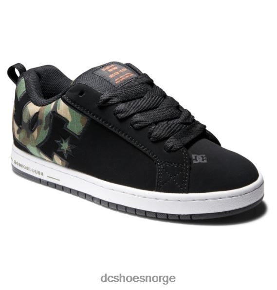 DC Shoes herre domstol graffik sko X0FD0282 svart kamuflasje