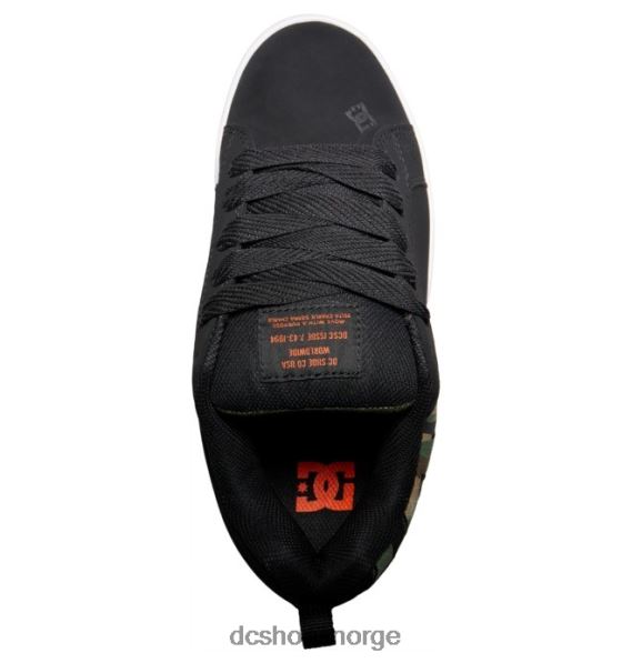 DC Shoes herre domstol graffik sko X0FD0282 svart kamuflasje
