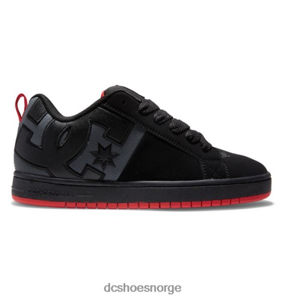 DC Shoes herre domstol graffik sko X0FD0295 svart/grå/rød