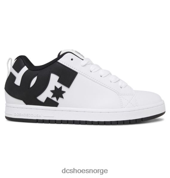 DC Shoes herre domstol graffik sko X0FD067 hvit svart