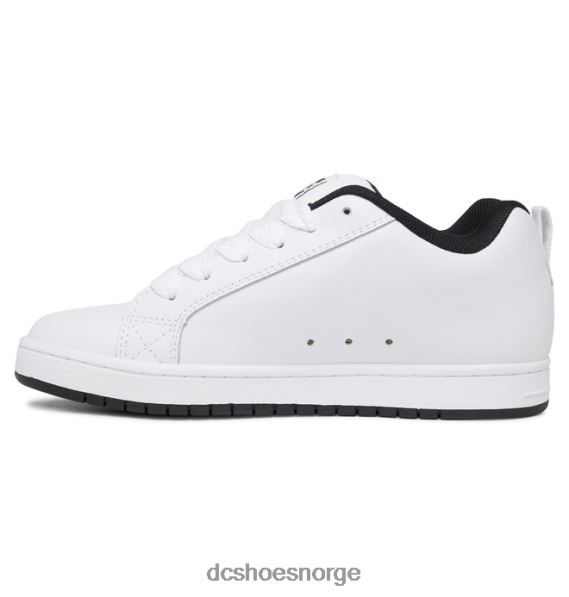 DC Shoes herre domstol graffik sko X0FD067 hvit svart