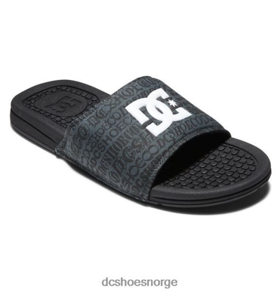 DC Shoes bolsa - sandaler for menn X0FD0338 svart/hvitt trykk