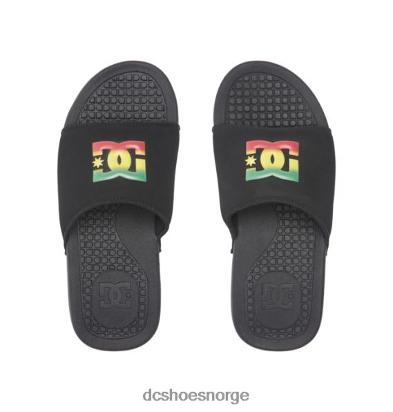 DC Shoes bolsa - sandaler for menn X0FD052 svart, rød