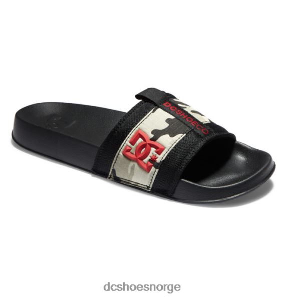 DC Shoes lynx slide - glidesandaler for menn X0FD0155 astro camo svart