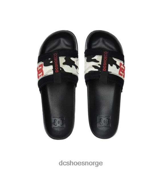 DC Shoes lynx slide - glidesandaler for menn X0FD0155 astro camo svart