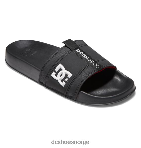DC Shoes lynx slide - glidesandaler for menn X0FD0192 svart/grå/rød