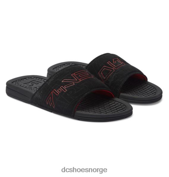 DC Shoes star wars dc bolsa basic sandal for menn X0FD0388 svart, rød